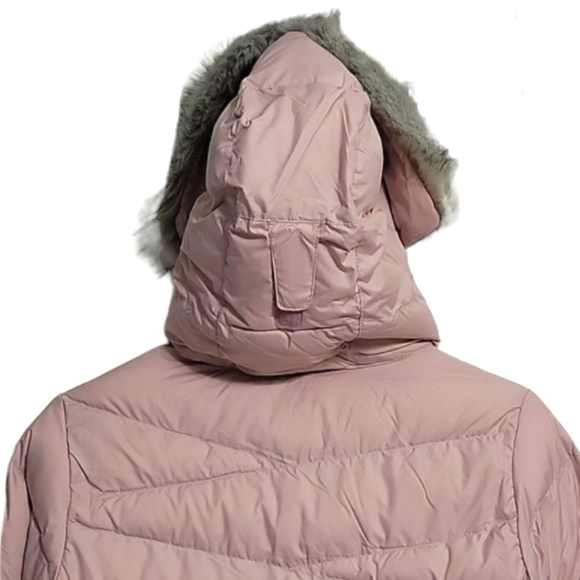 Columbia Insulated Peak to Park Snow Puffer Removable Fur and Hood Coat  S - Picture 11 of 13